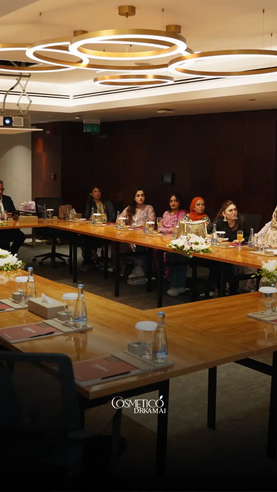 Attendees at the Vascuderm Pakistan launch event by Cosmetico by Dr Kamal